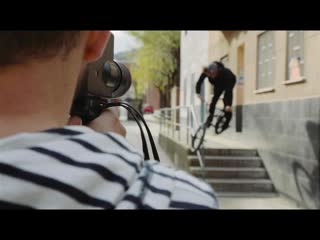 Behind the Lense - Filming BMX street riding on 8mm camera