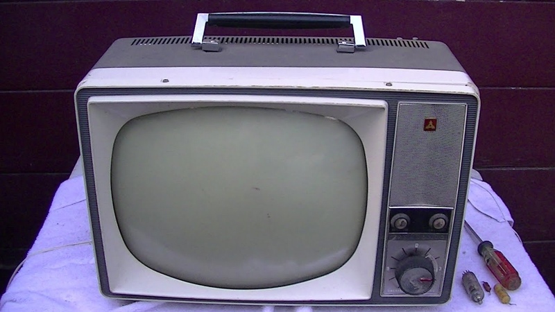 1962 Panasonic Early Japanese import Black and White Television Resurrection