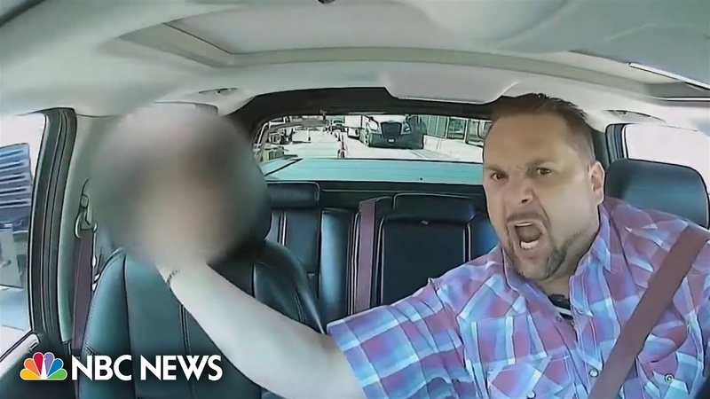 Dash cam video shows man driving through Portland