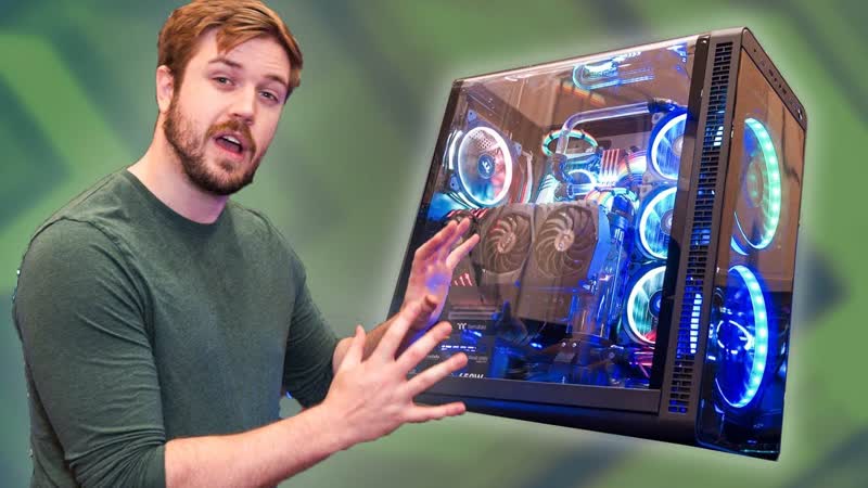 Brand New Case Hardline Water Cooling for