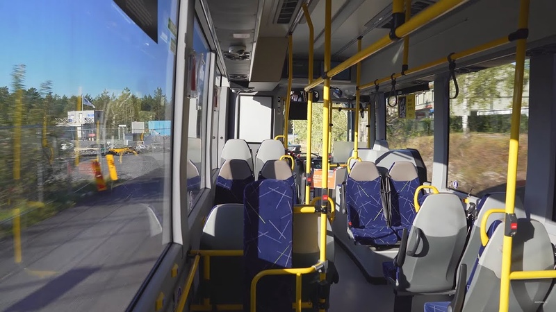 Sweden, bus 858 ride from Sjögången to Nibble