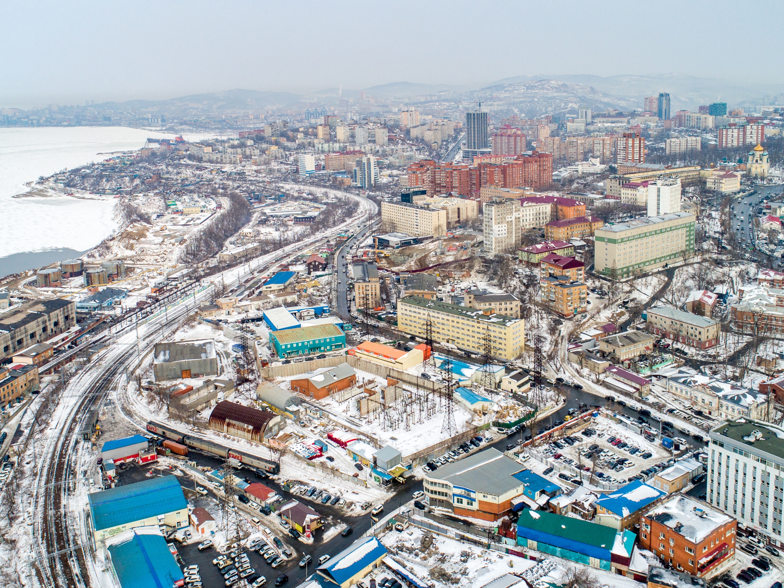 Владивосток, до которого мы ехали 25 дней. Через всю Страну (Москва-Владивосток)