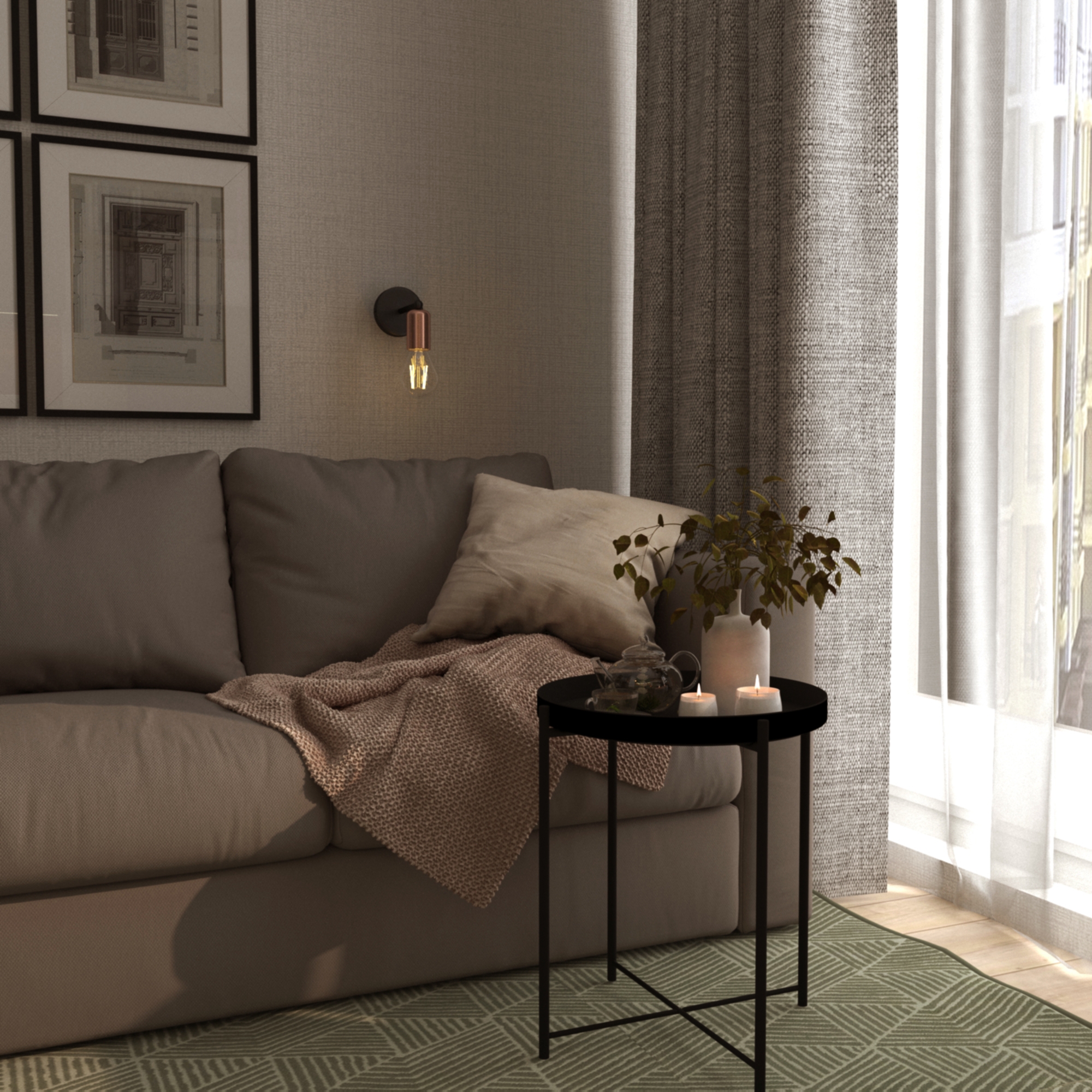 Проект маленькой квартиры-студии 20 кв.