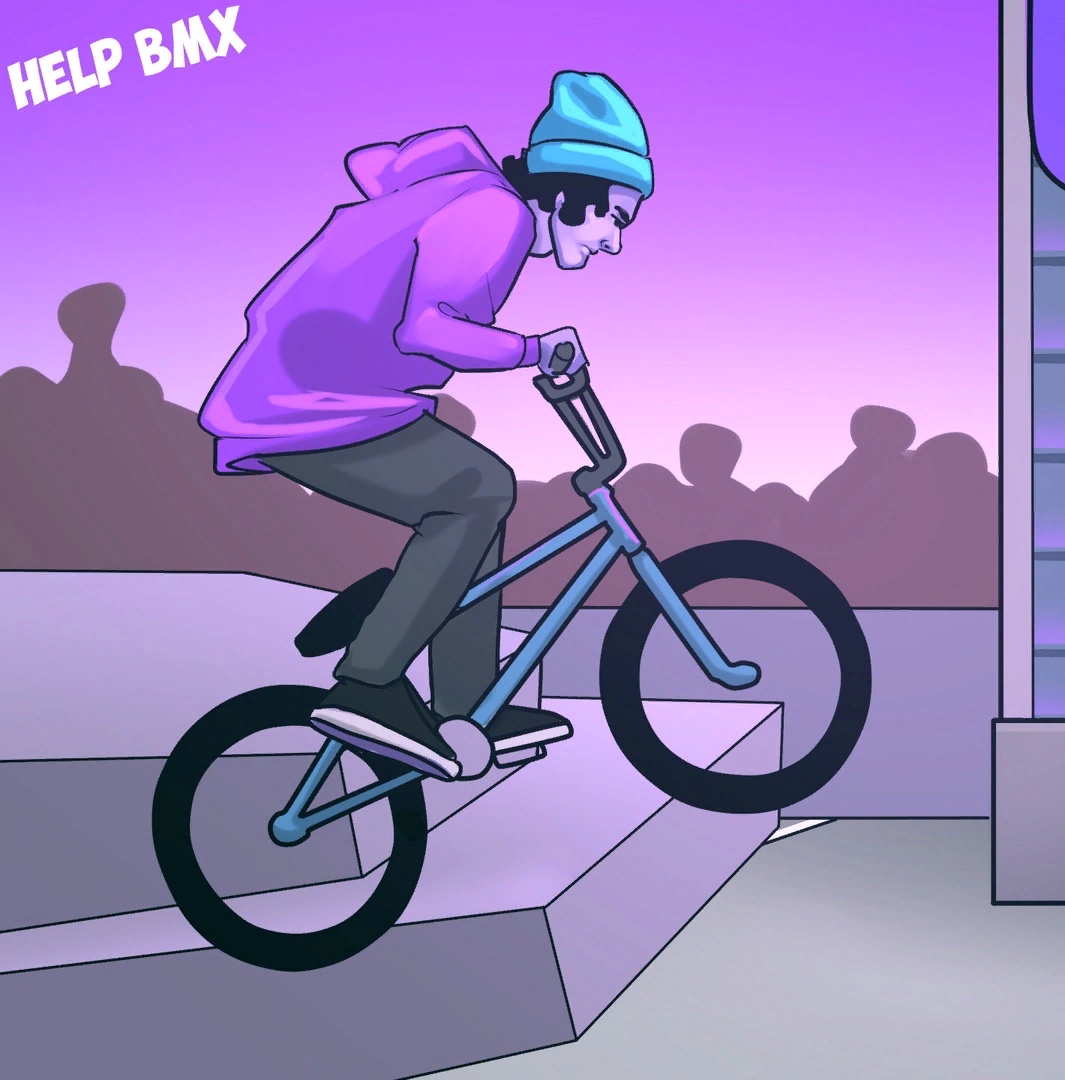 BMX рисунок
