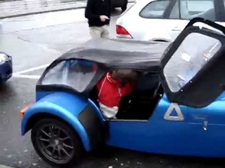 Two ways of getting into a Caterham