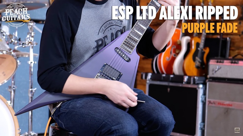Not Tones, ESP LTD Alexi Ripped, Purple Fade Satin w, Ripped