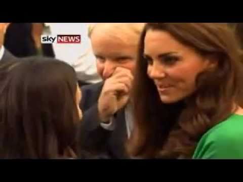 William Kate Touch Down in