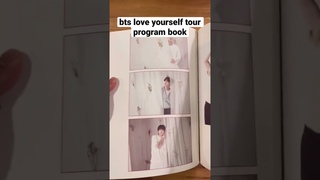 bts love yourself tour program book unboxing