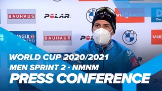 Нове-Место-2021. Спринт (м). Пресс-конференция: Фийон Майе, Хофер и Т. Бё