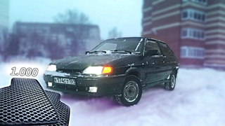 EVA Ковры на ВАЗ 2113 за 1000 РУБЛЕЙ. Чистка салона.
