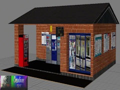 CUK-Country Platform Station Ticket Office