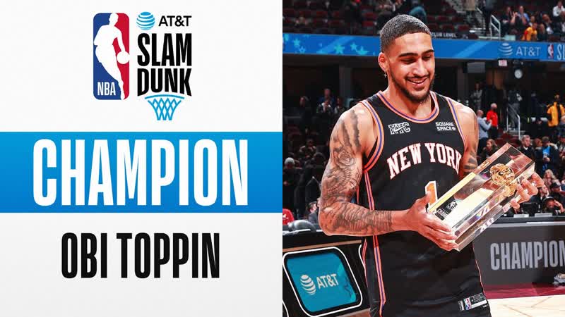 Obi Toppin Takes 2022 NBA, ATTSlam Dunk