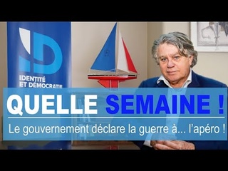 Quelle semaine ! Le gouvernement déclare la guerre à … l’apéro !