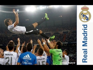 Así fue el homenaje a Raúl González en el Santiago Bernabéu ()