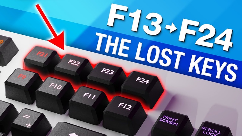 The Secret F13 F24 Keyboard