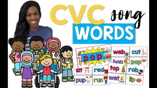 CVC Words Version 2 | Phonics | Consonant Vowel Consonant | Blending Words