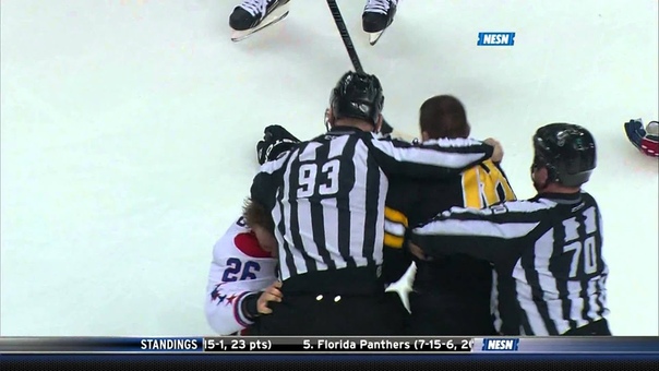 Nathan Horton fights Matt Hendricks w, Slow Mo 3, 16,