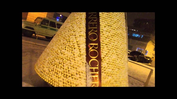 Yerevan center snow New year 2012
