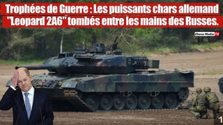 Avdeevka : L'arme russe saisie des chars allemand de haute technologie.