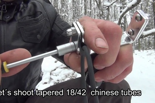 Secret Slingshot Santa 2012!  Germany - Australia and chrony tests