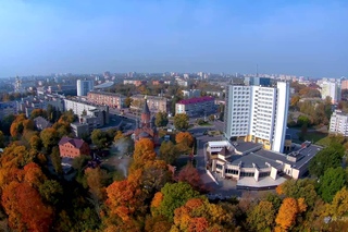 Осень в Брянске.   Аэросъемка.