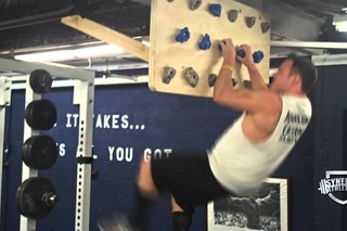 Homemade Rock Wall Climbing Exercises
